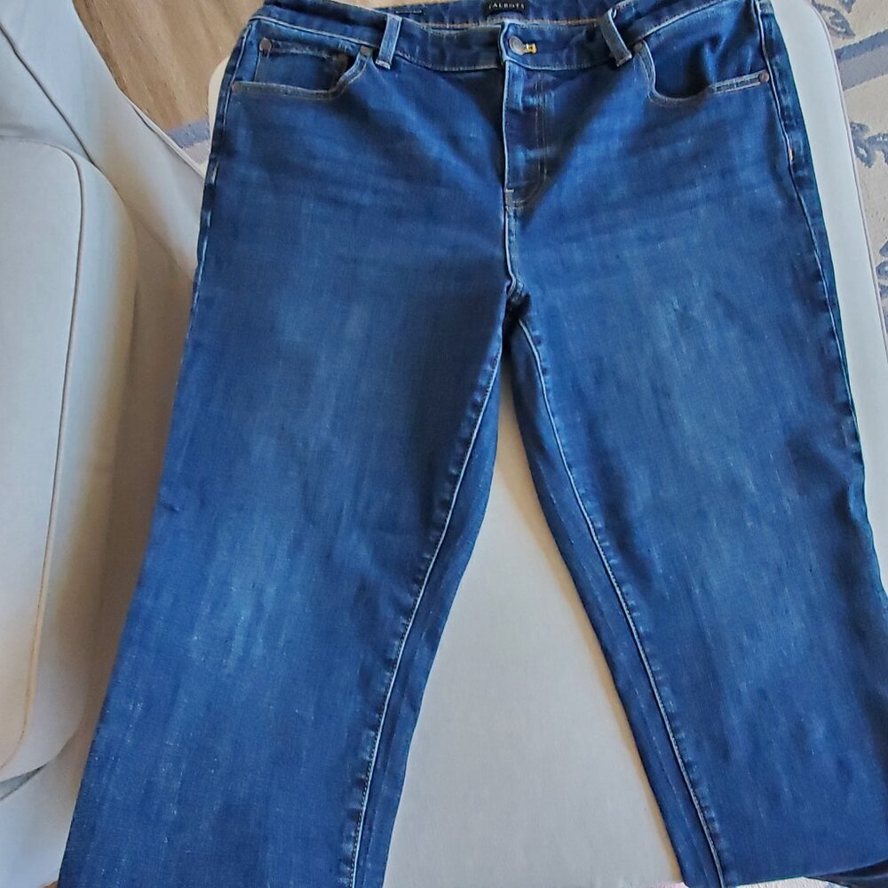 Talbots 16P Everyday Relaxed Jeans, Corsica Wash